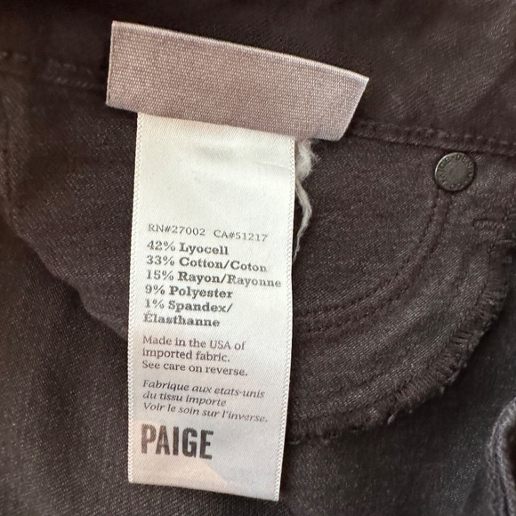 PAIGE Verdugo ultra skinny Women's jeans size 27 Beautiful brown color - Picture 4 of 5